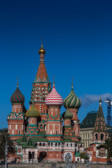 Moscow,Russia,Red square,view of St. Basil's Cathedral