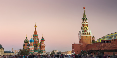 Wall Mural - Moscow,Russia,Red square,view of St. Basil's Cathedral