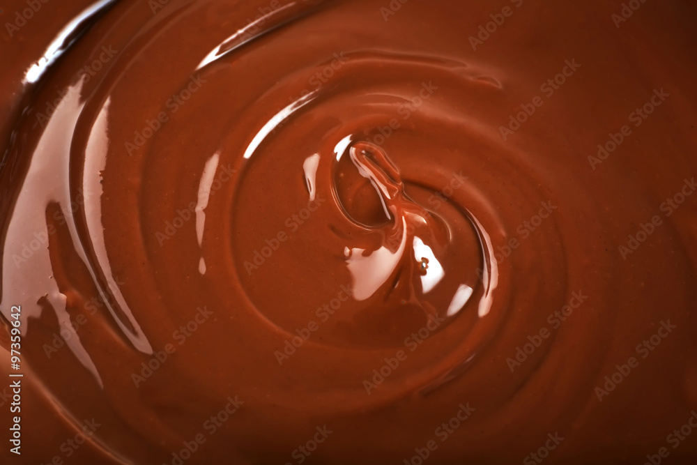 Chocolate as background