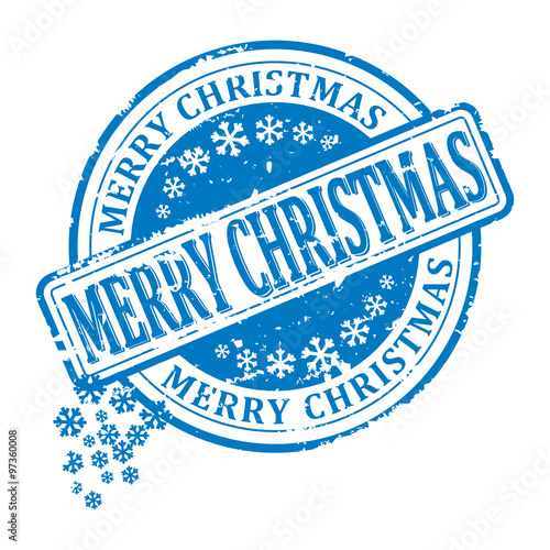 Download Scratched Red Round Stamp With The Inscription Merry Christmas Vector Svg Stock Vector Adobe Stock