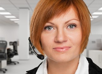 Canvas Print - Call Center.