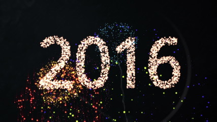 Poster - Exploding fireworks