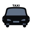 Taxi, personal car, vector icon