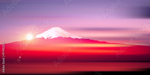 富士山日の出正月背景 Buy This Stock Vector And Explore Similar Vectors At Adobe Stock Adobe Stock