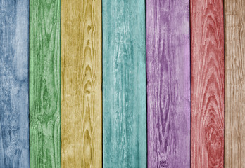 colorful wooden wall background