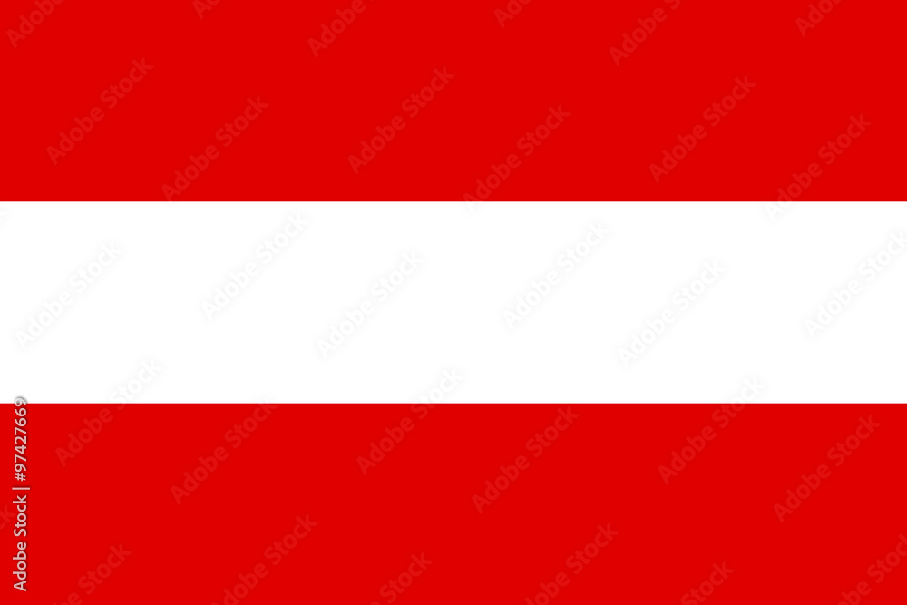Flag of Austria - obrazy, fototapety, plakaty 