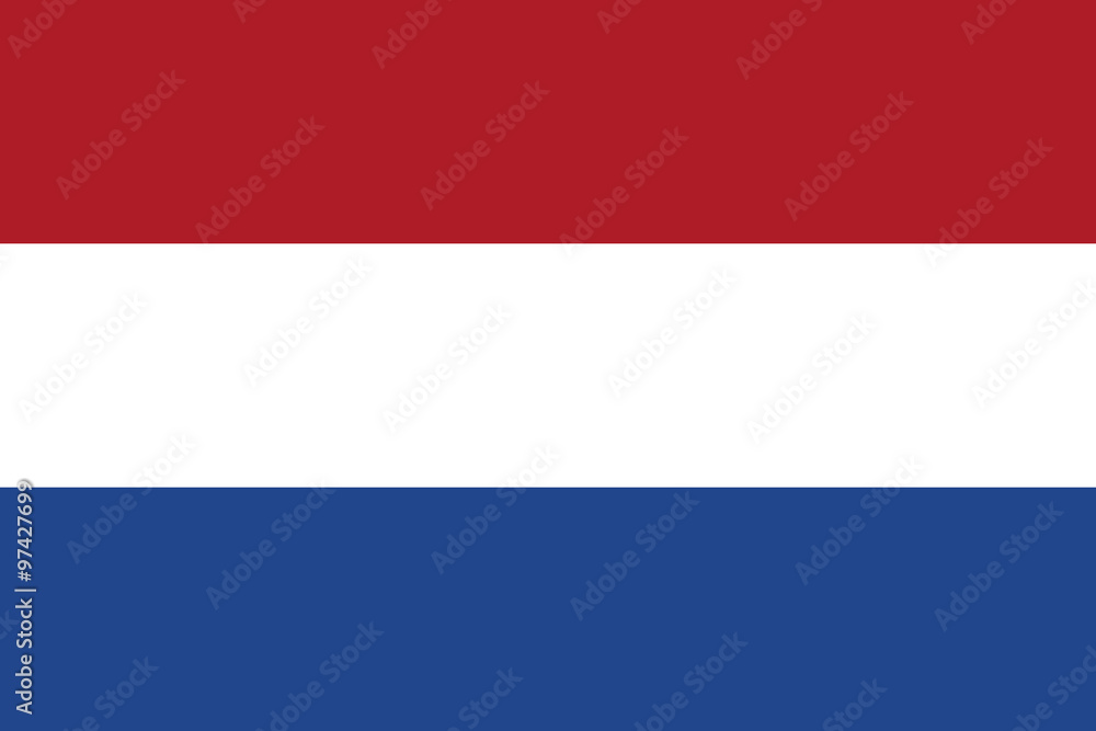 Flag of the Netherlands - obrazy, fototapety, plakaty 