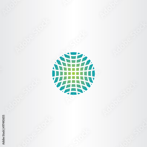 Earth Logo Abstract Globe Vector Icon Element Buy This Stock