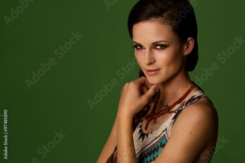 Sexy Teenage Girl Looking At The Camera Mysteriously Stock Photo Adobe Stock