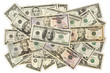 © WitR - Dollar banknotes background. Clipping path incl.