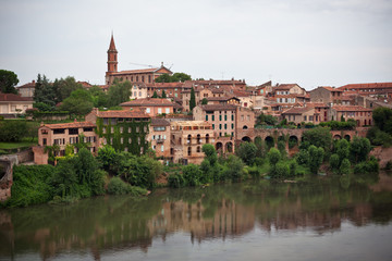 Sticker - Old town of Albi, France