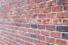 Fragment Of Brown Brick Wall