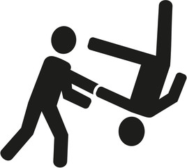 Sticker - Aikido pictogram