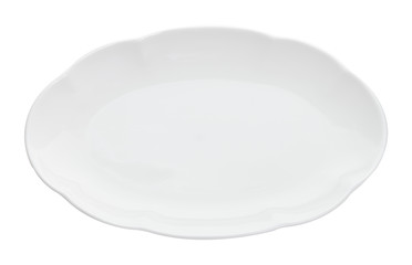 plate isolated on white background.