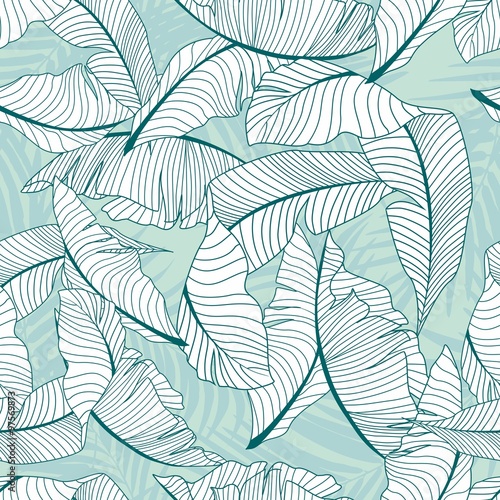 Tela palm pattern