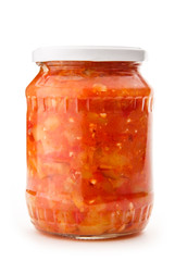 Wall Mural - Pickled vegetables in jar