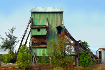 Abandoned Copper Mining Shaft House