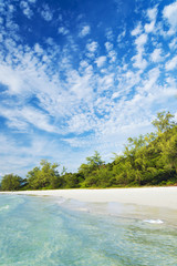 Wall Mural - long beach on koh rong island cambodia