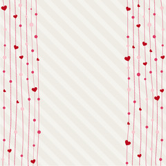 Wall Mural - Lovely Design with Hearts