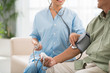 © DragonImages - Using tonometer