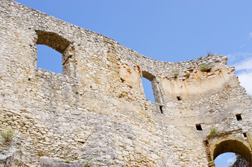 Sticker - Walls of Spissky Hrad castle, Slovakia