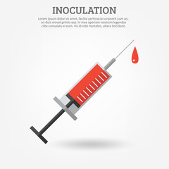 Poster - Vaccination Syringe Poster