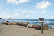 Danger Keep Off The Rocks