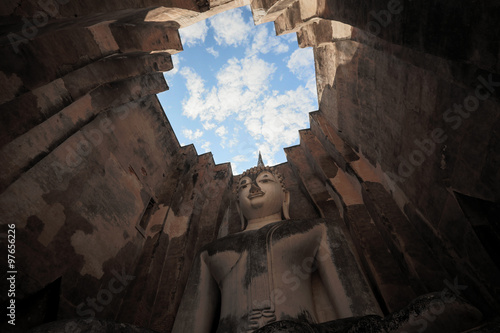 Fotografia  タイ国スコータイの仏像