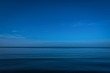 Calm ocean in twilight