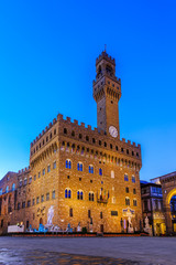 Canvas Print - Florence, Italy. Palazzo Vecchio