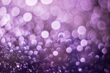 Abstract Blurred Purple Light From Water Drop At The Windscreen Bokeh Background