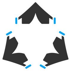 Poster - Tent Camp Icon