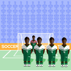 Wall Mural - Nigeria Soccer Club Penalty on Stadium