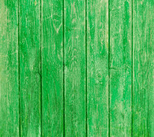  Green Pea  Wooden Planks Background - Colorful Outer Fence Deteriorated By Time - Closeup Of Wood Board Painted Surface - Fashion Background With Vintage Color - Original Paint Focus From Middle 