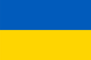 Wall Mural - Standard Proportions for Ukraine Flag