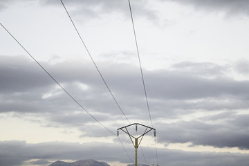 Clouds power plant