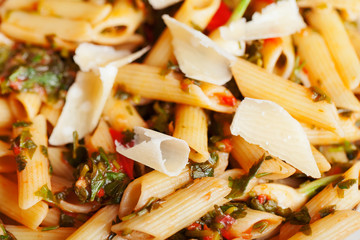 Canvas Print - Penne with herbs