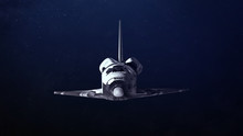 Space Shuttle Taking Off On A Mission. Elements Of This Image Furnished By NASA