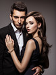 © Valua Vitaly - Studio portrait of young beautiful couple in love