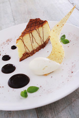 Sticker - chocolate cheese cake