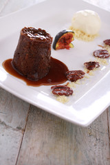 Wall Mural - sticky toffee pudding dessert