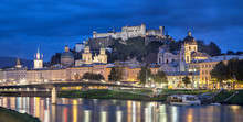 Evening Panorama Of Salzburg
