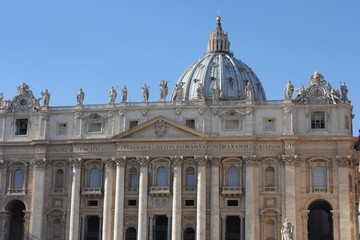 St.Peters Basilica in St.Peter Square, Rome