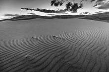 Black And White Desert Landscape