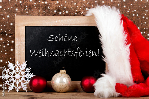 Schöne Weihnachtsferien! – Stock-Foto | Adobe Stock