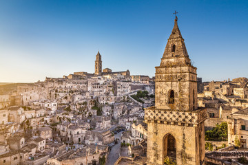 Wall Mural - Ancient town of Matera at sunrise, Basilicata, Italy