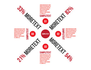 Wall Mural - Infographics Vector illustration. can be used for workflow layout, banner, diagram, number options, step up options, web design