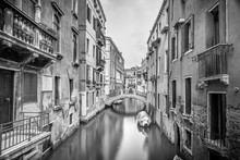 Narrow Canal In Venice