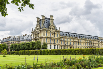 Poster - Louvre Museum - one of world's largest museums. Paris, France.