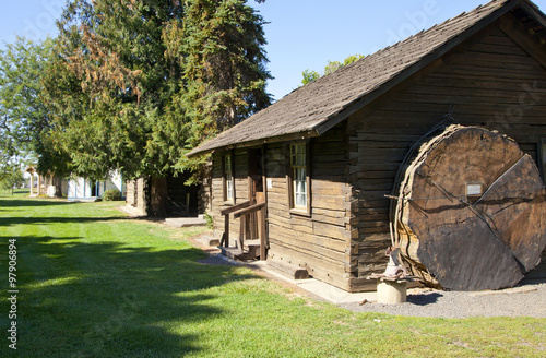 Old Cabins At Fort Walla Walla Washington Usa 2015 Buy This